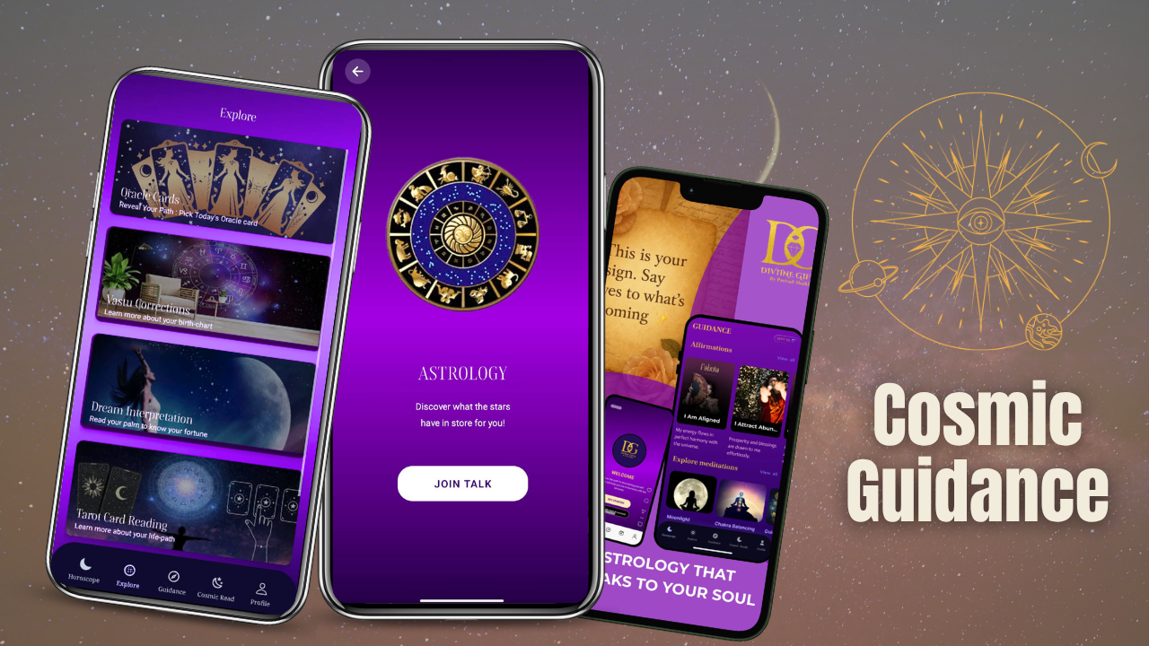 Cosmic Guidance personalized astrology mobile application